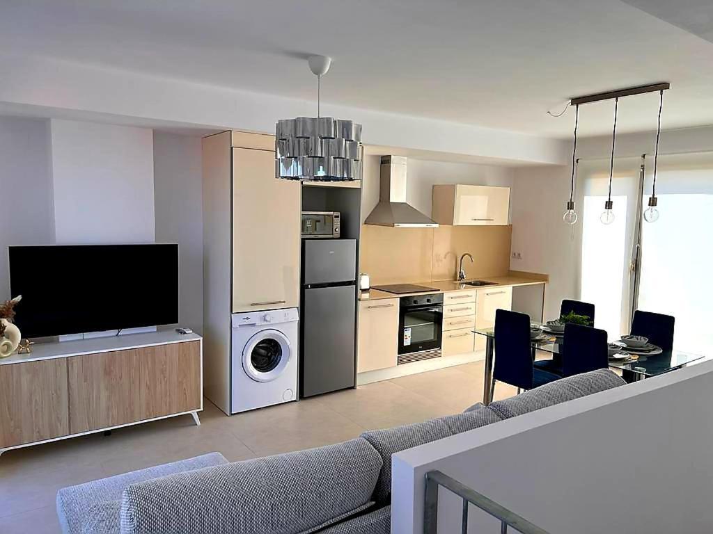 Apartamento Aurora Con Terraza Y Vistas Al Mar Playa Bagian luar foto